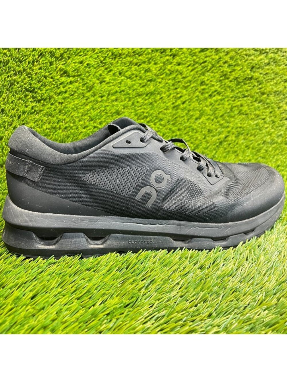 On Cloudzone Mens Size 12 Black Eclipse Athletic Running Walking Shoes Sneakers